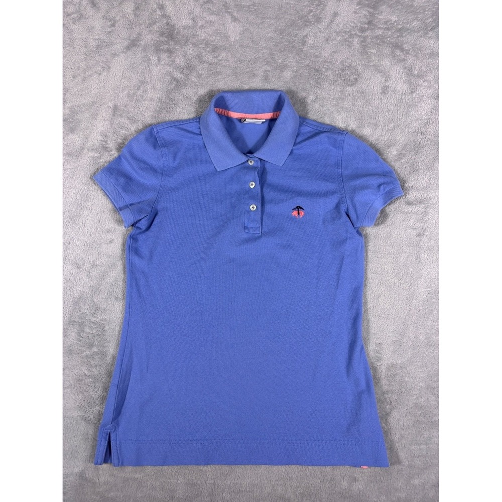 Brooks Brothers PERFORMANCE POLO SLIM FIT Blue Polo Womens Sz XS